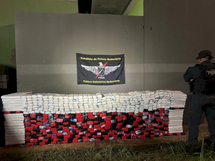TOR apreende carga milionária de maconha em MS